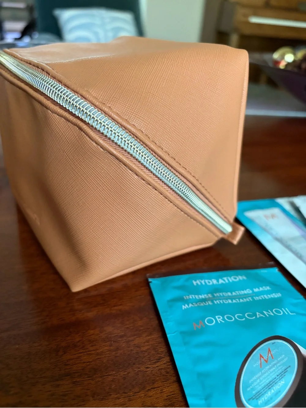 New Moroccanoil Cosmetic Pouch bundle
